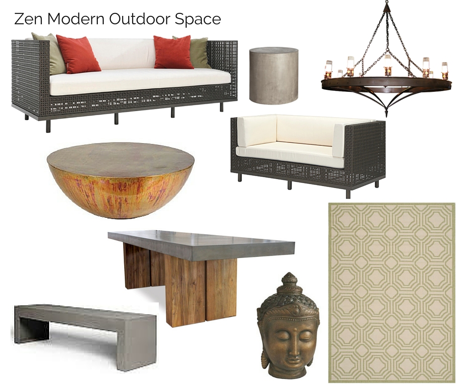 Zen Modern Outdoor Space