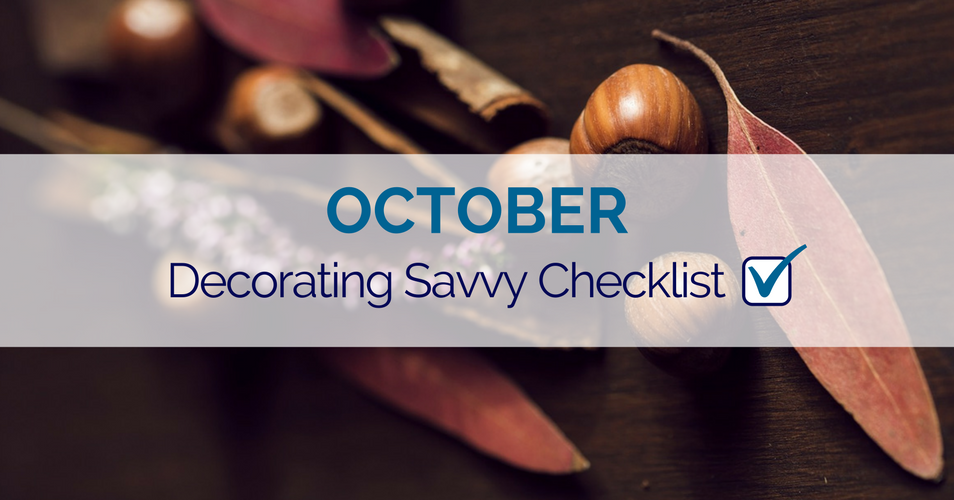 October decorating checklist