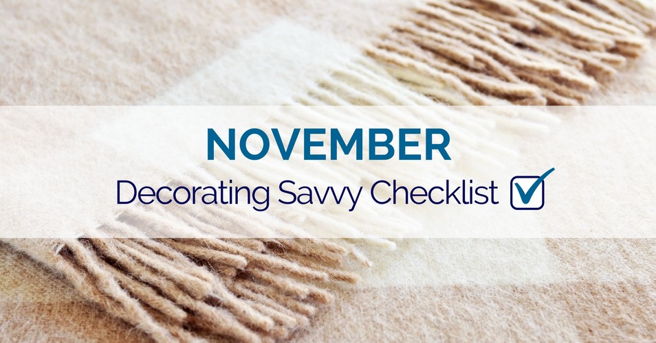 november decorating checklist