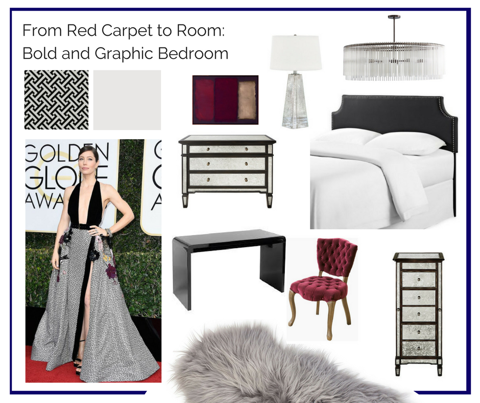 Red carpet inspired decorating