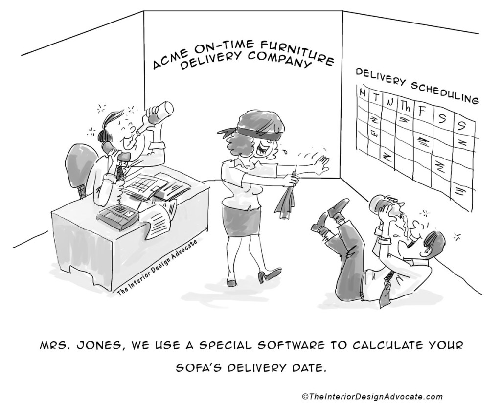 Design Giggles: Furniture Delivery Woes