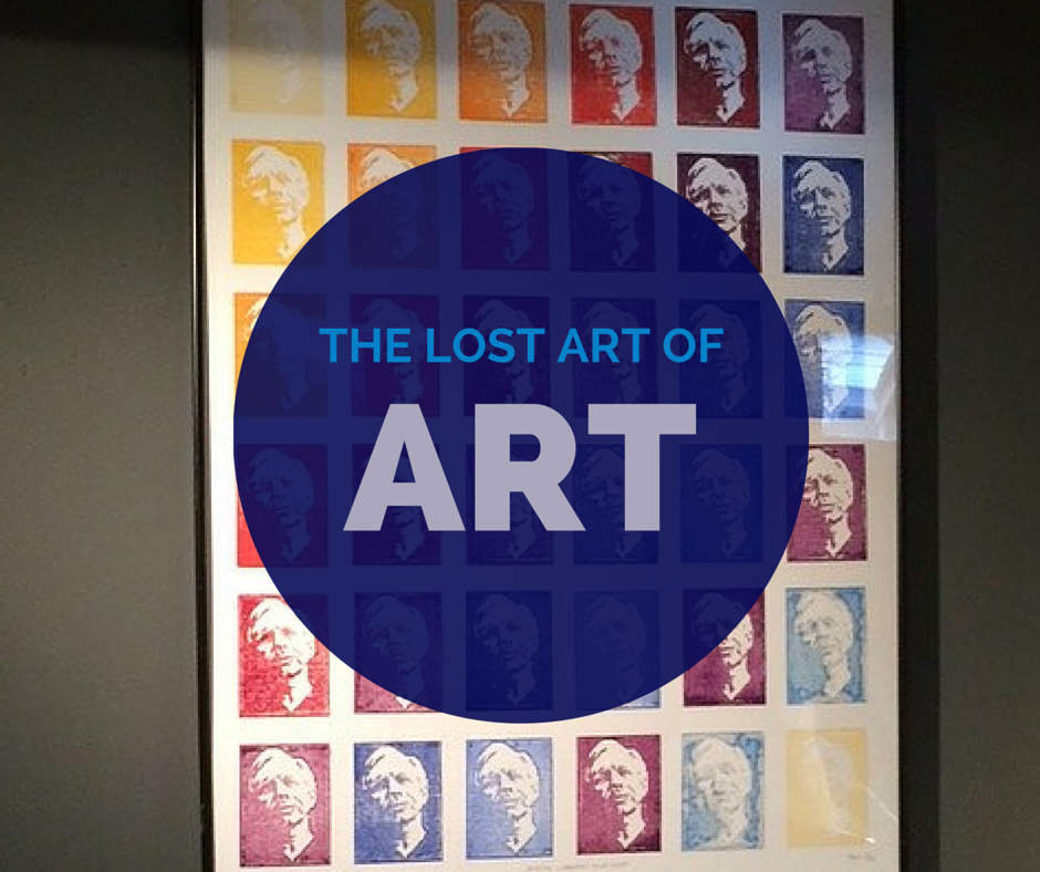 Decorating Alert: The Lost Art of Art!