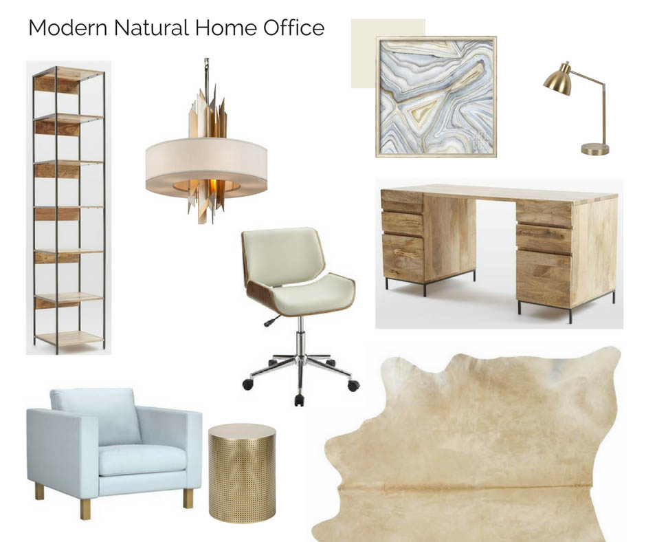 Room in a Box: Modern Natural Home Office