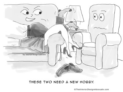 Design Giggles: Caught in a Couch Romance