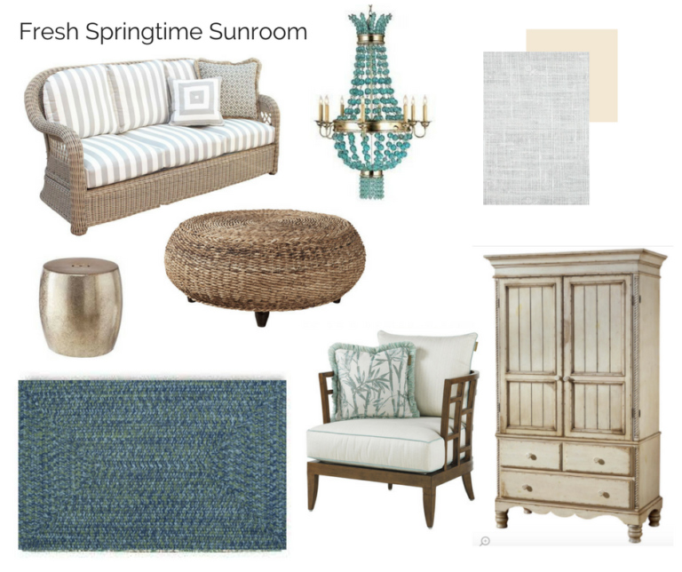 Room In A Box: Fresh Springtime Sunroom