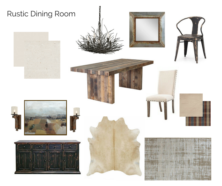 Room In A Box: Rustic Dining Room | The Interior Design Advocate