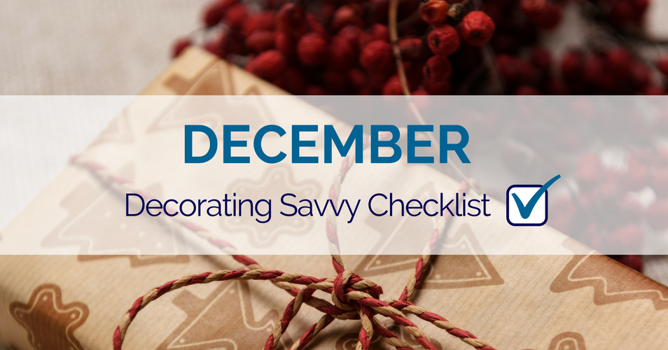 December Decorating Savvy Checklist