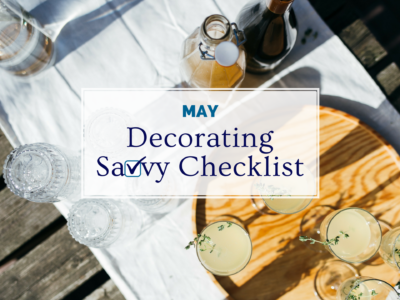 May Decorating Savvy Checklist