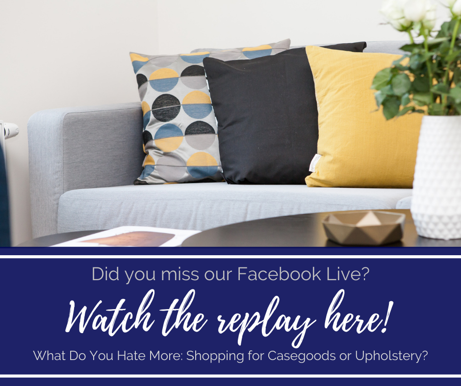 What do You Hate Shopping for More: Wood Furniture or Upholstery?