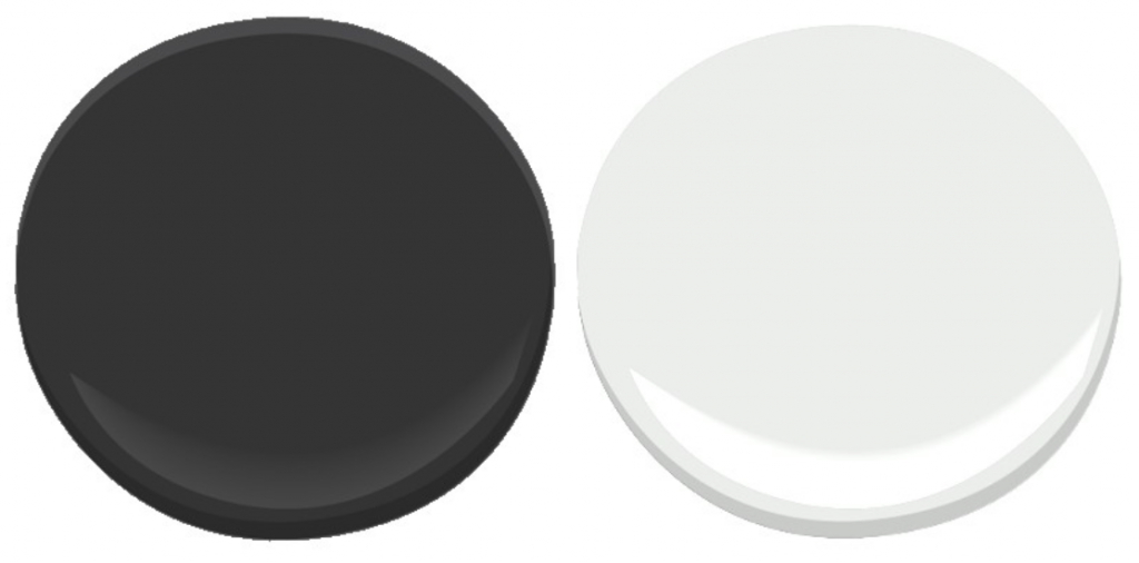 Black best sale paint swatch