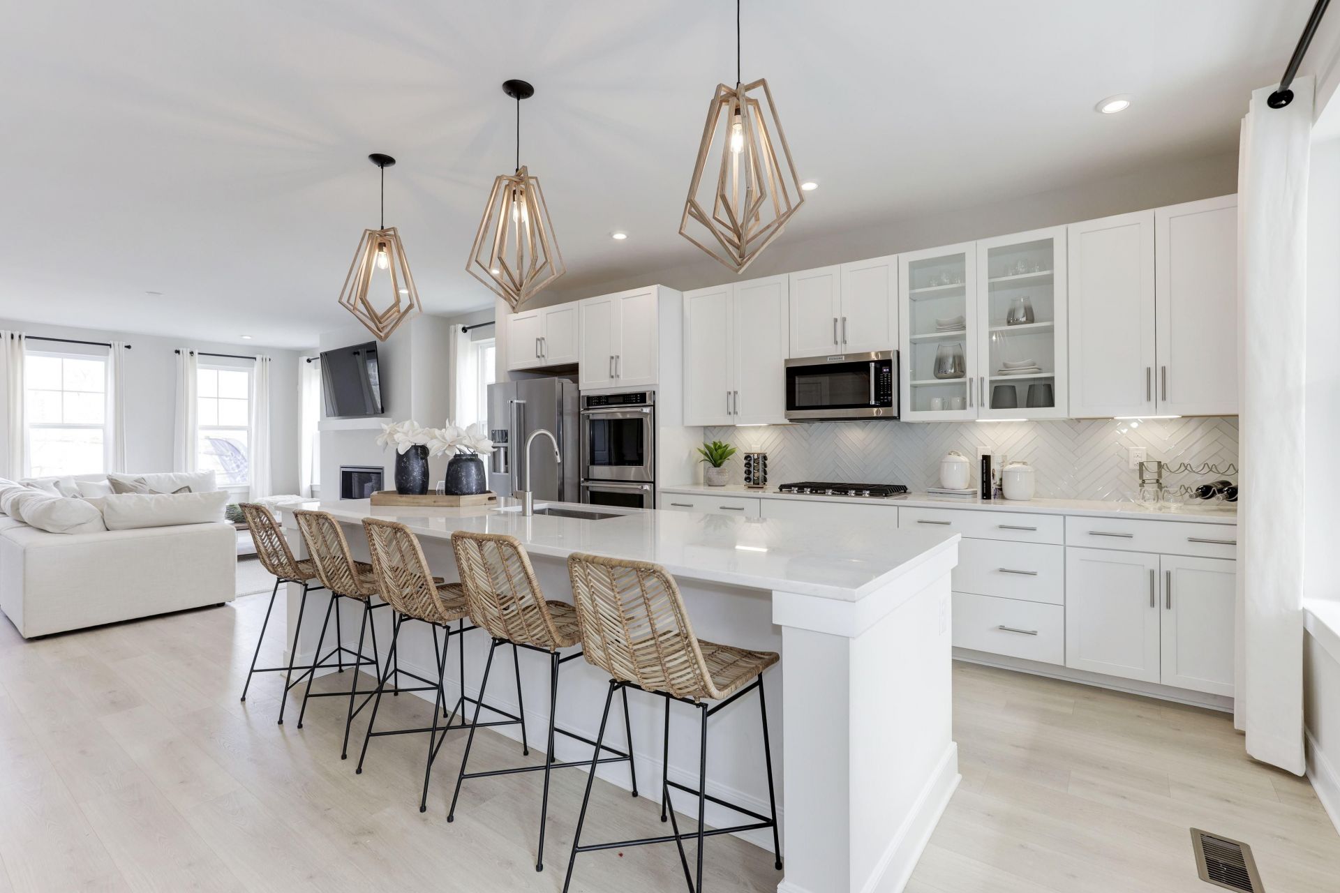 How to Add Life to an All-White Kitchen