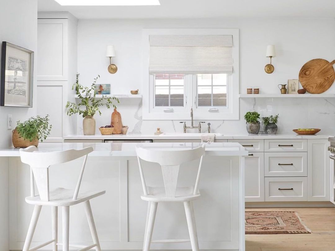 How to Add Life to an All-White Kitchen | The Interior Design Advocate